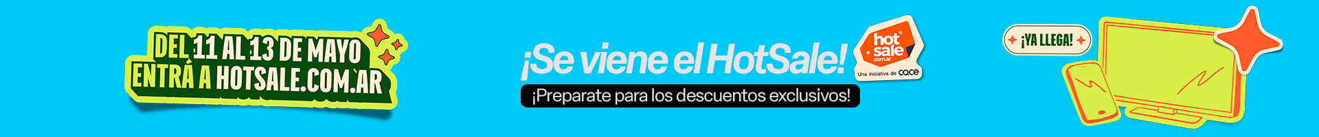 En este HotSale encontrá las mejores Ofertas!