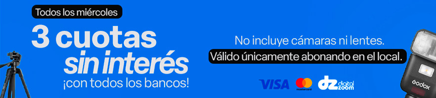 3 Cuotas sin Interes en el Local - Digital Zoom!